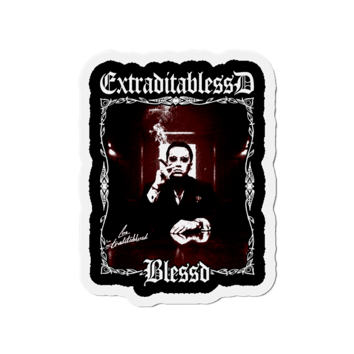 Grunge Style Colombian Rapper Magnet | Blessd - alternate angle 4, merchandise